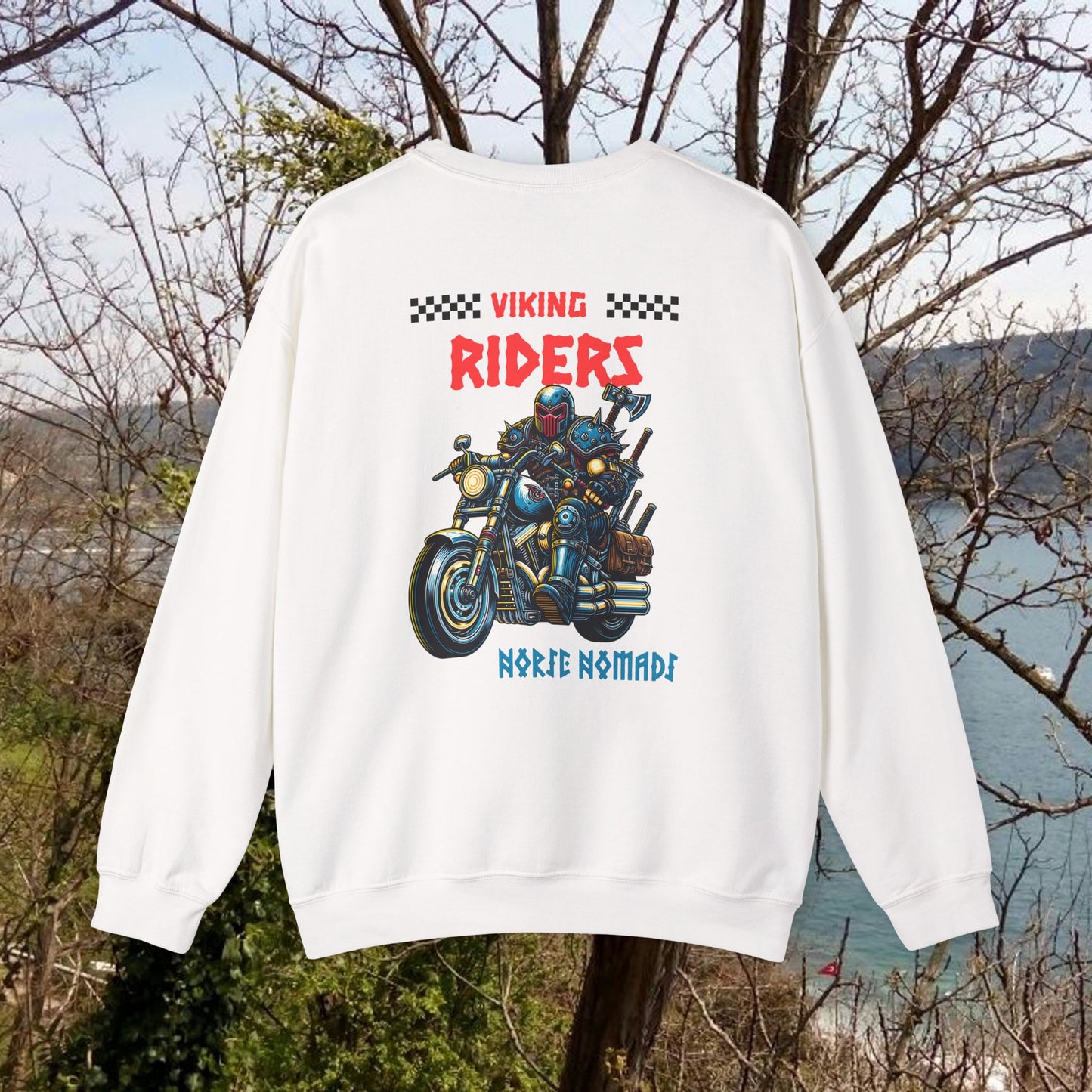 Viking Riders Unisex Crewneck Sweatshirt | Norse Mythology Jumper