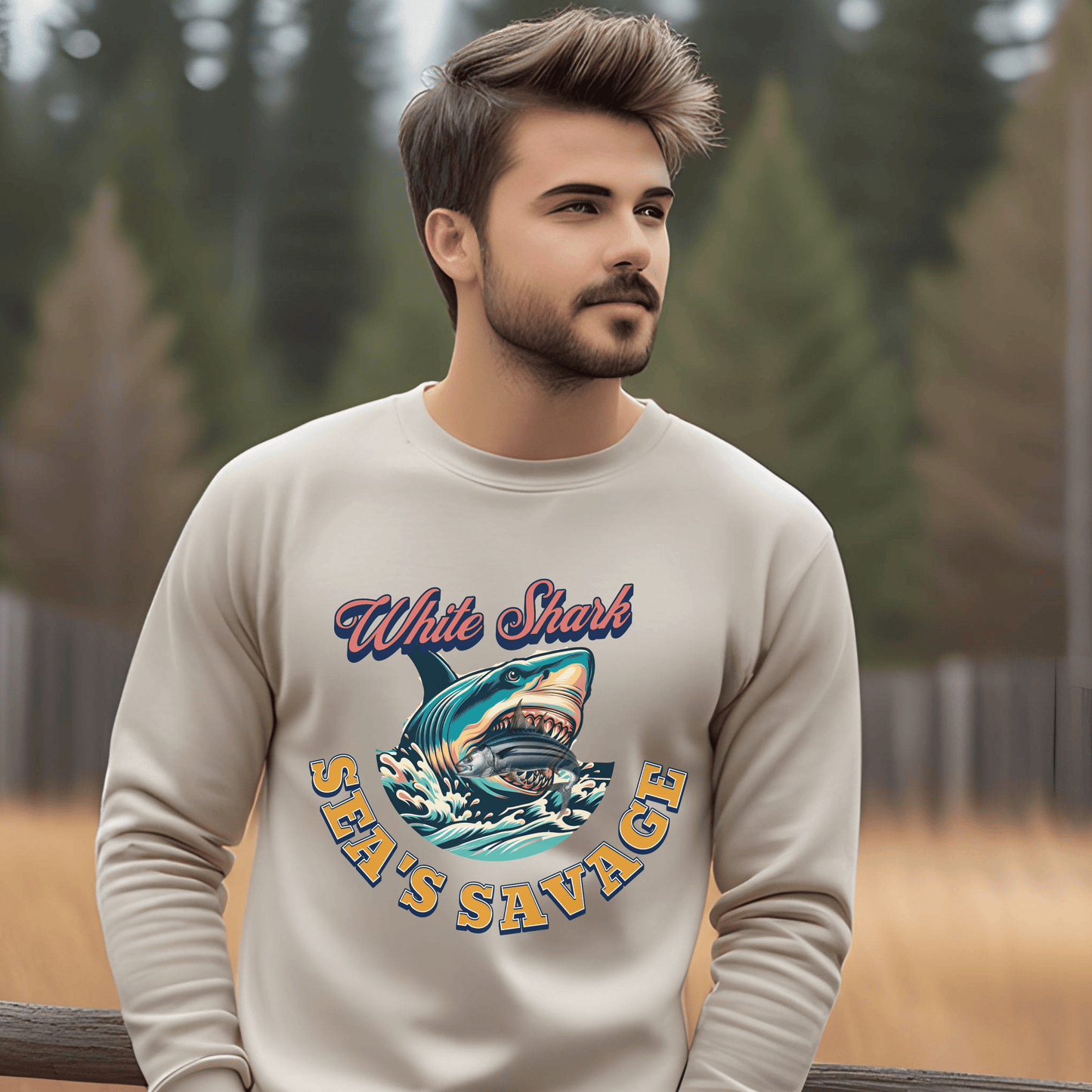 White Shark Savage Sweatshirt