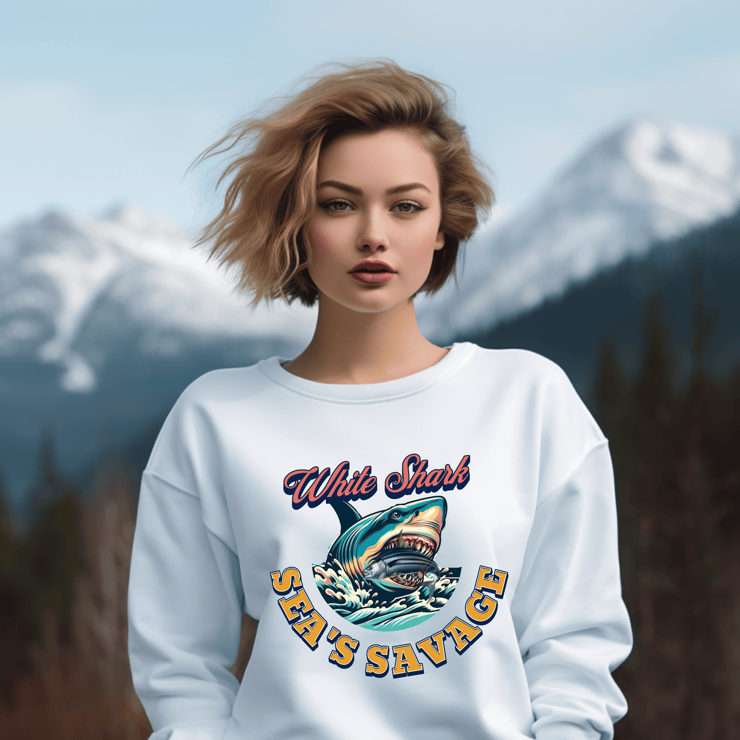 White Shark Savage Sweatshirt