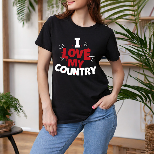 I Love My Country T-Shirt