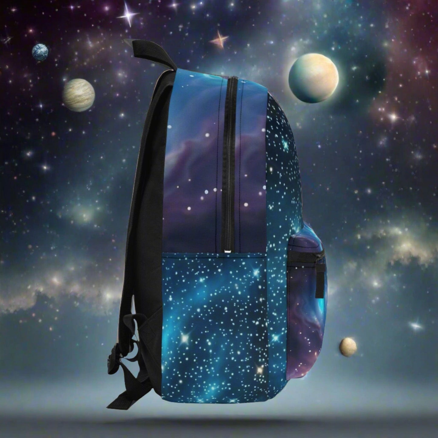 Printify bag Personalized Space backpack, Back to School Essentials, Personalized Back Pack Gift for Students, Trendy and Functional Book Bag.