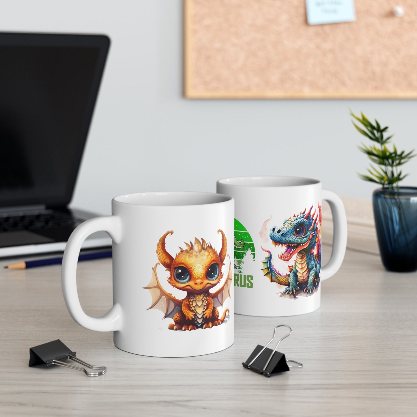 Colorful Dragon Mug