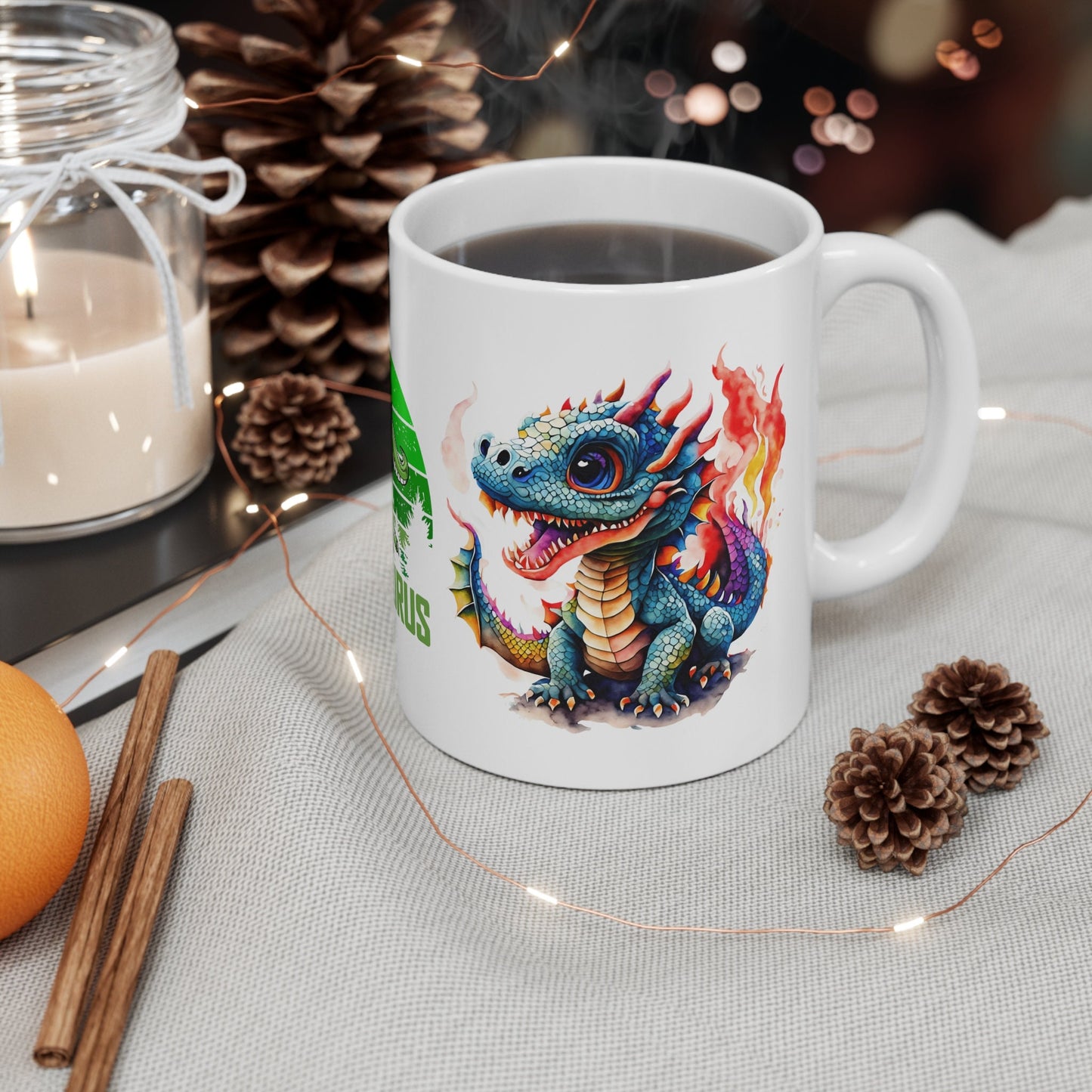 Colorful Dragon Mug