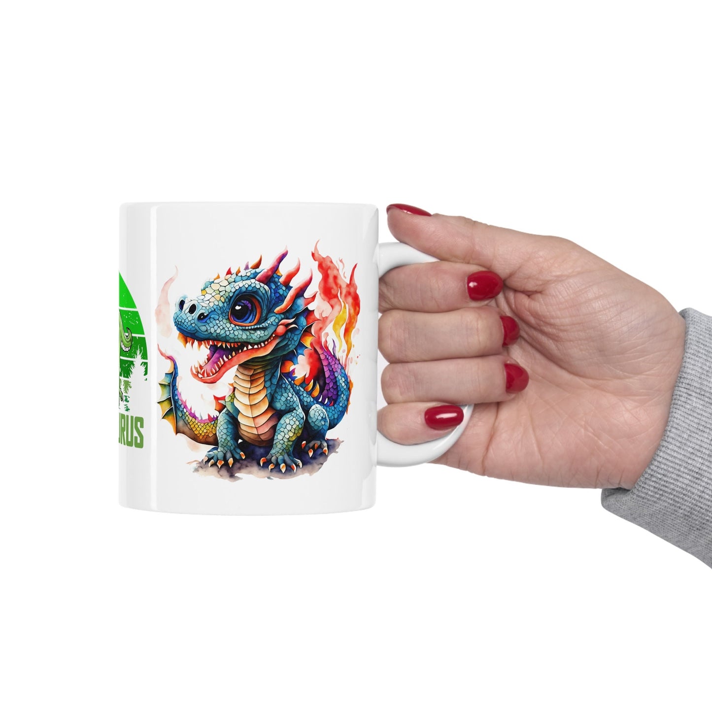 Colorful Dragon Mug