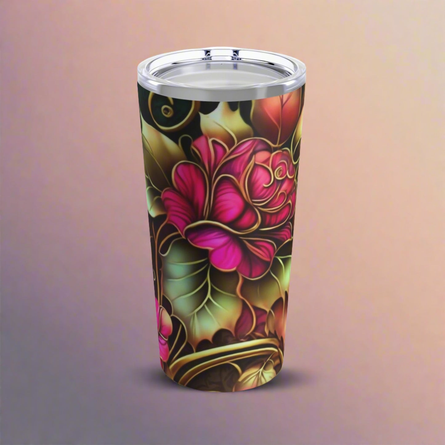 Boho Floral Tumbler,