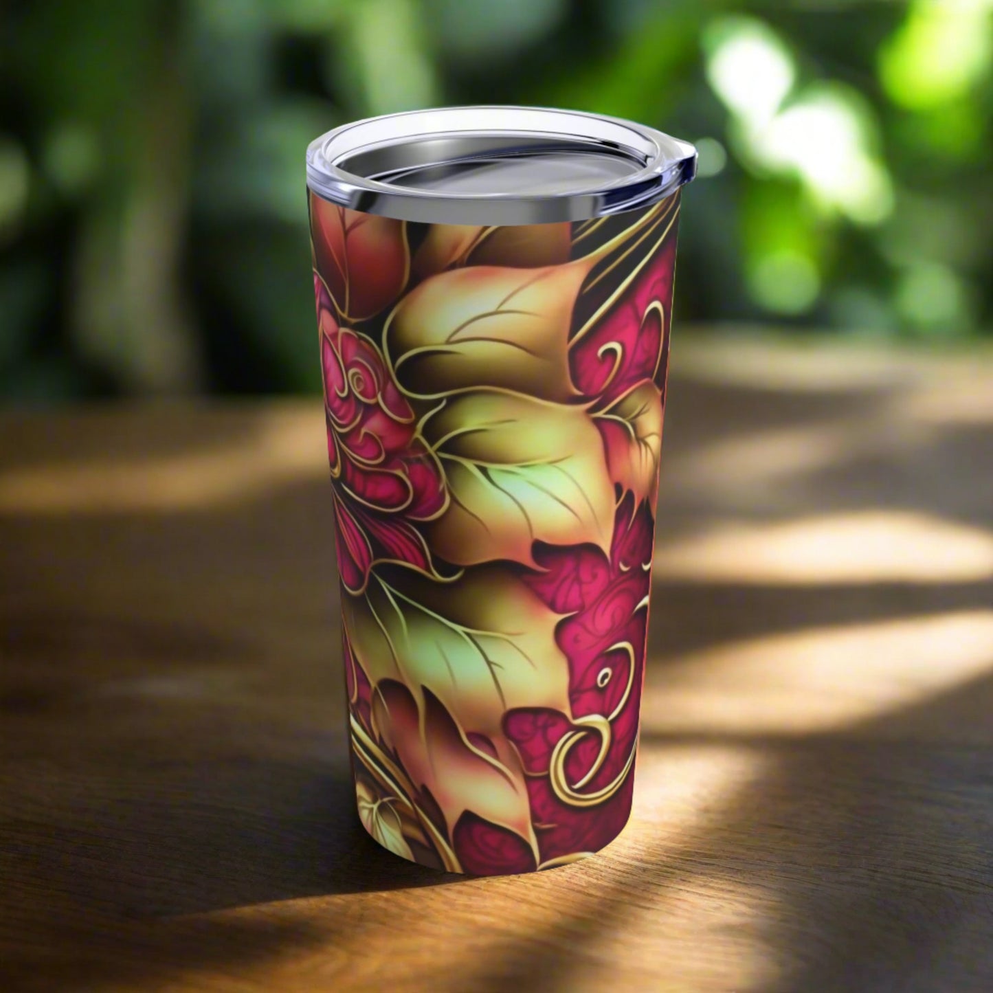 Boho Floral Tumbler,