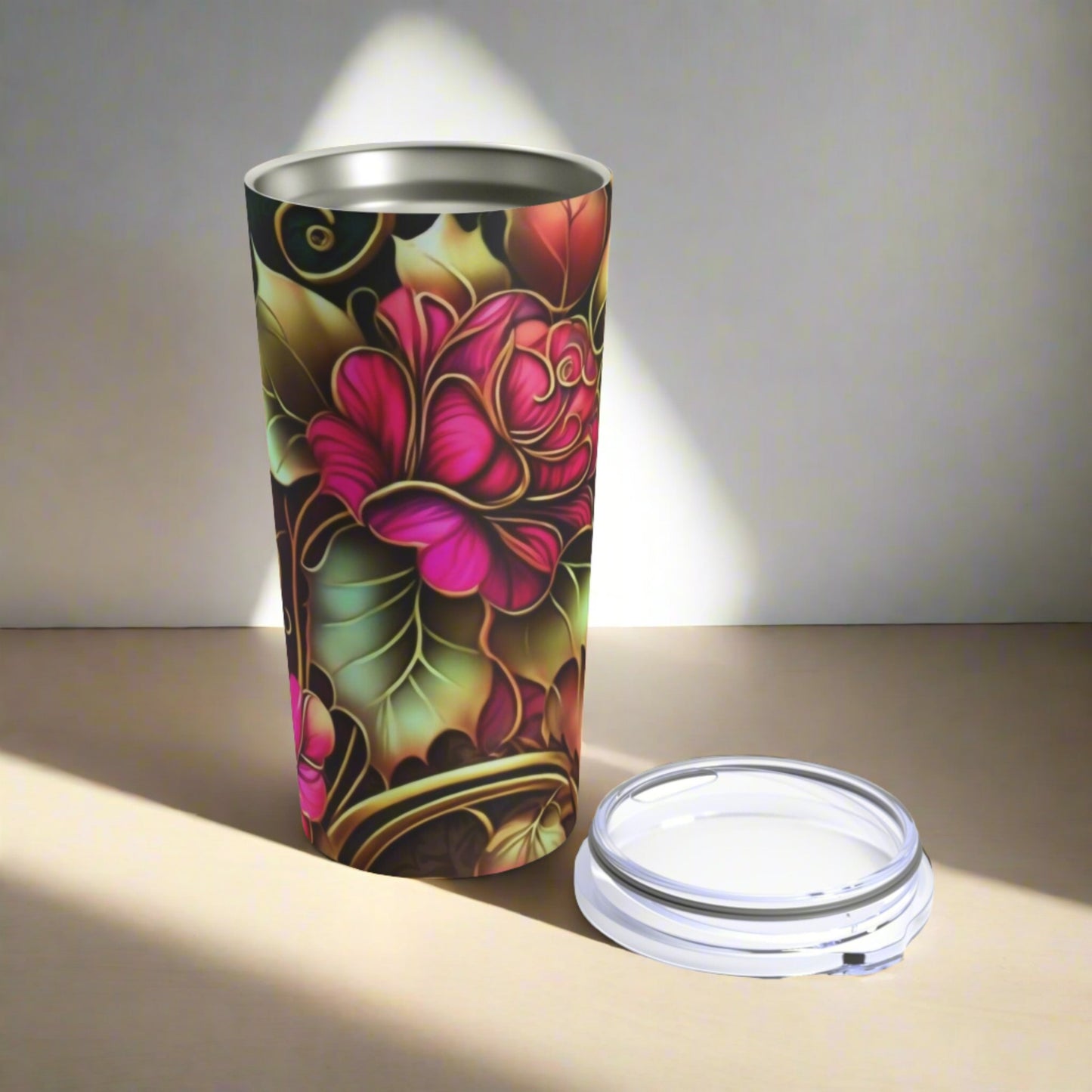 Boho Floral Tumbler,