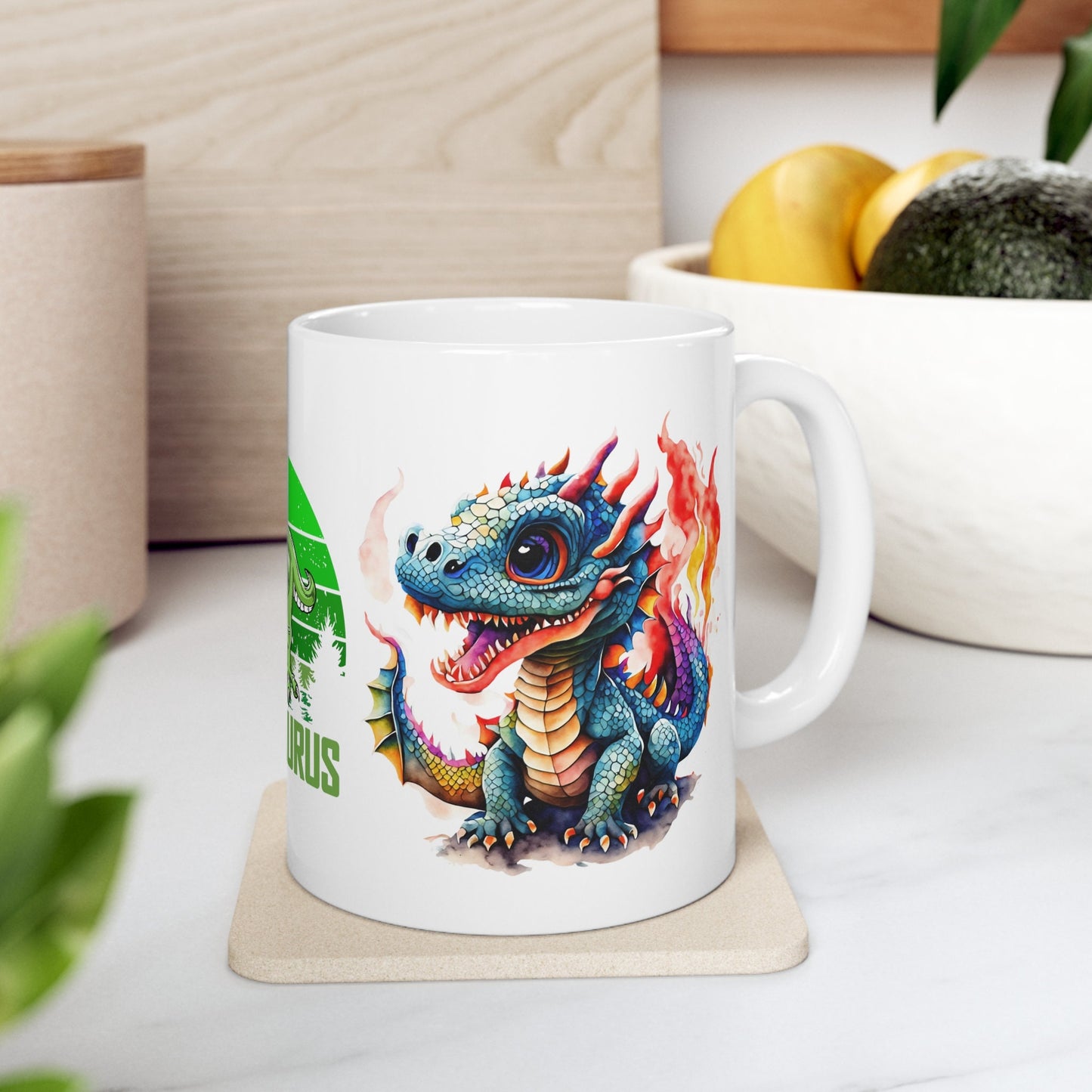 Colorful Dragon Mug