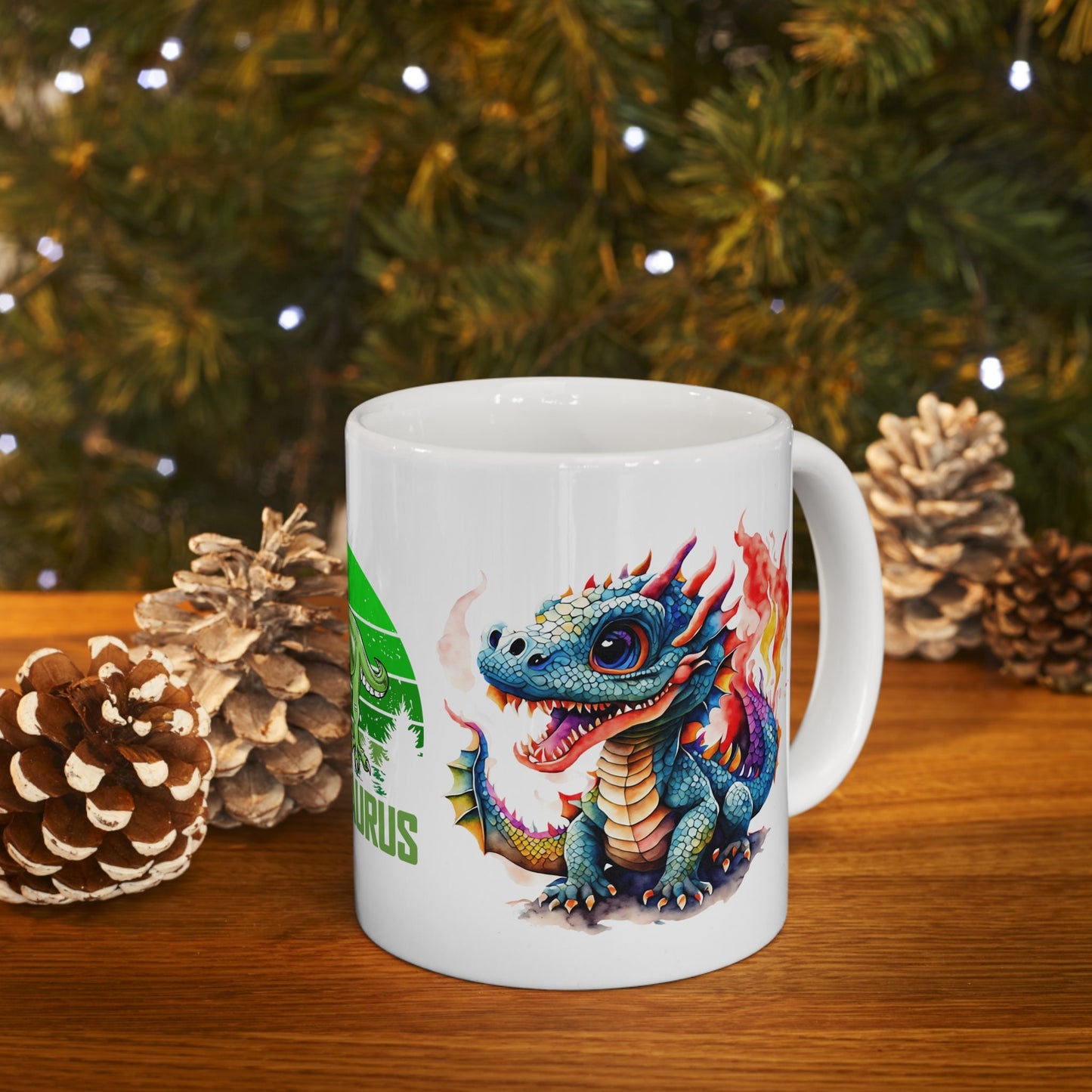 Colorful Dragon Mug