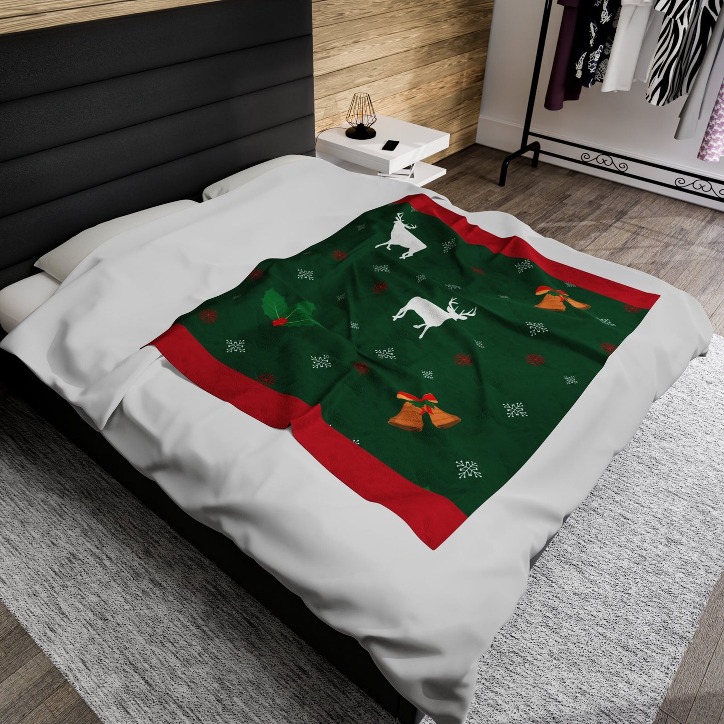 Deer Velveteen Plush Blanket