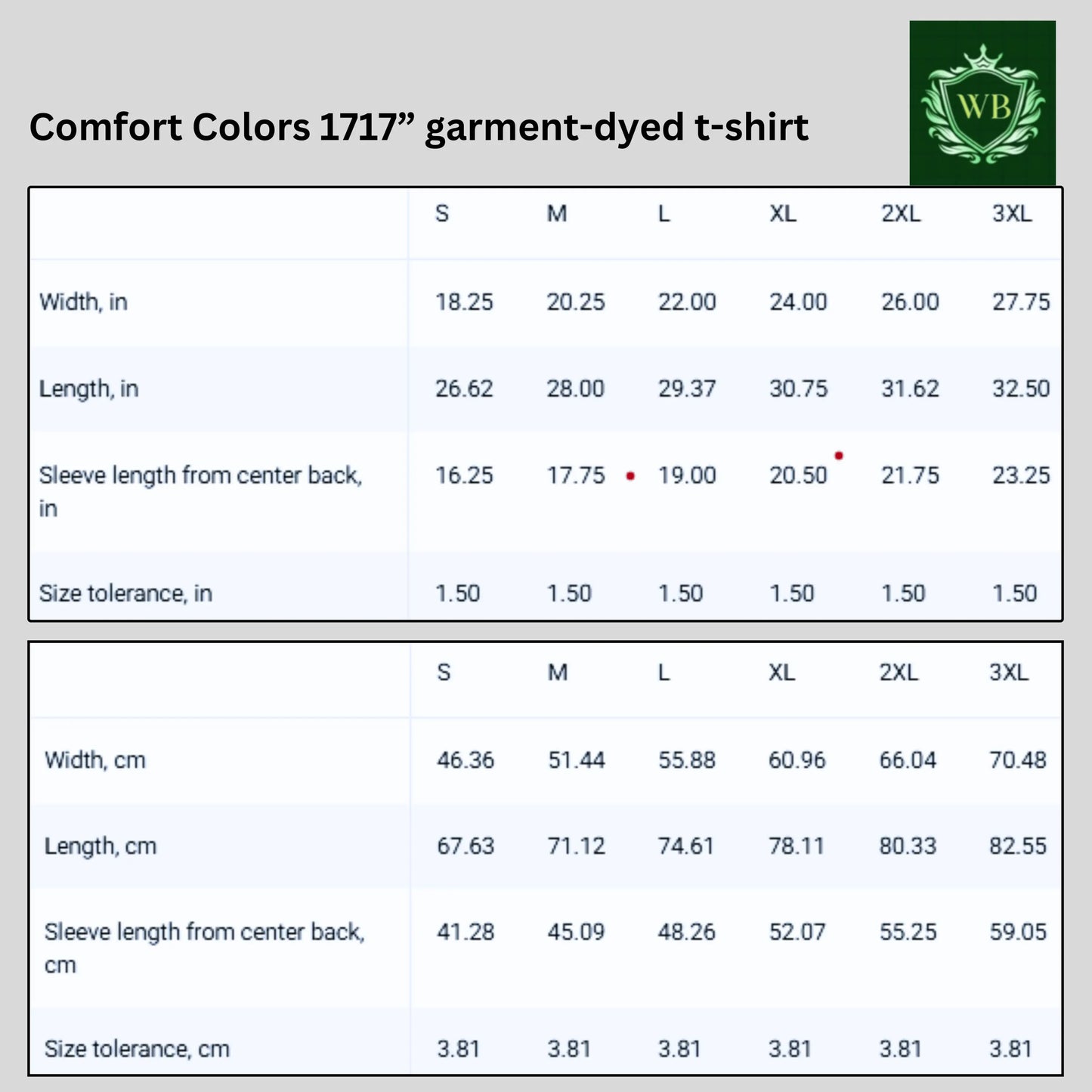 Comfort Colors 1717