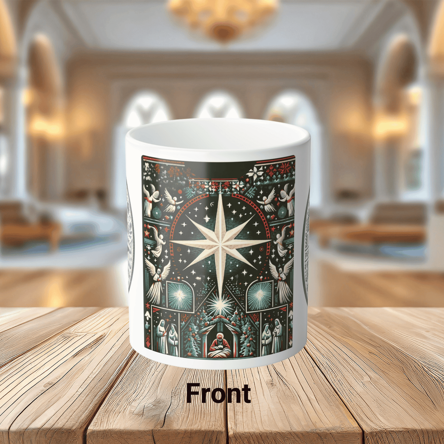 Printify Mug 11oz Christmas Color Morphing Mug