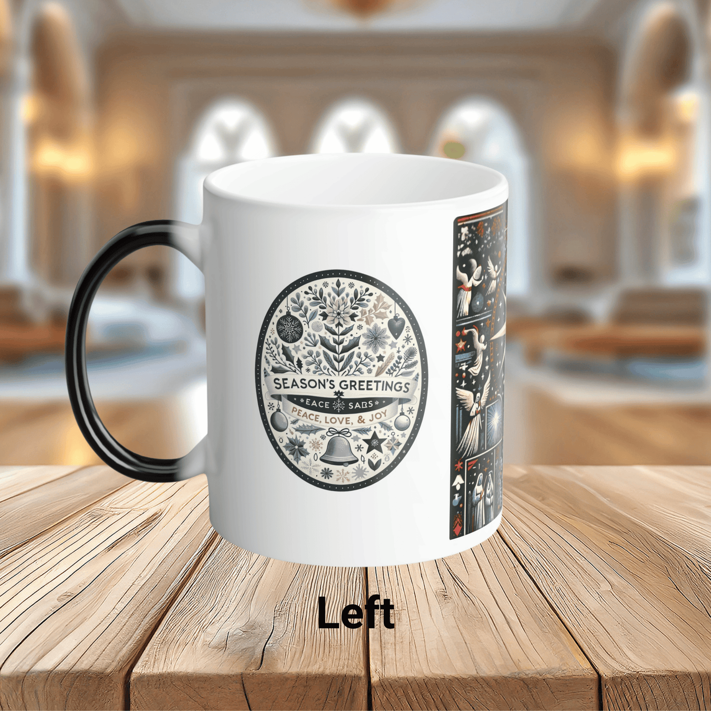 Printify Mug 11oz Christmas Color Morphing Mug