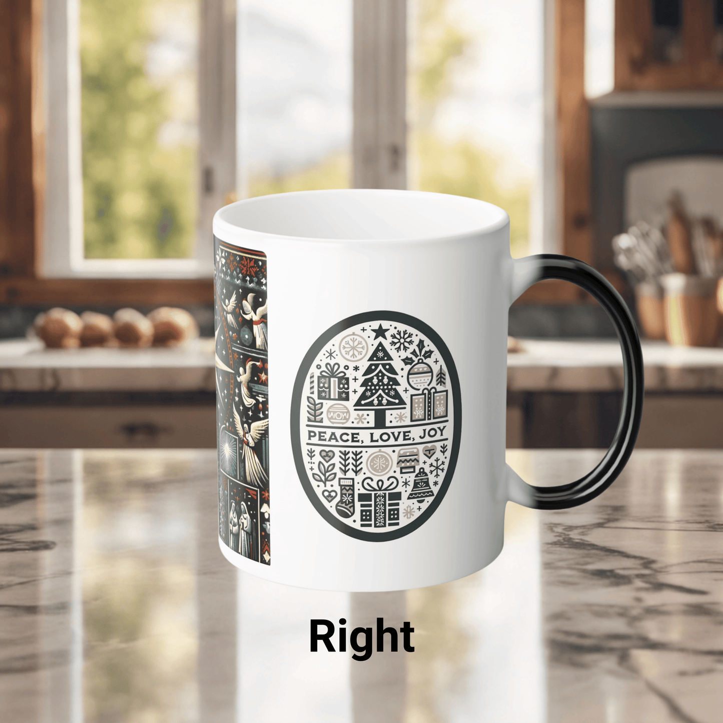 Printify Mug 11oz Christmas Color Morphing Mug