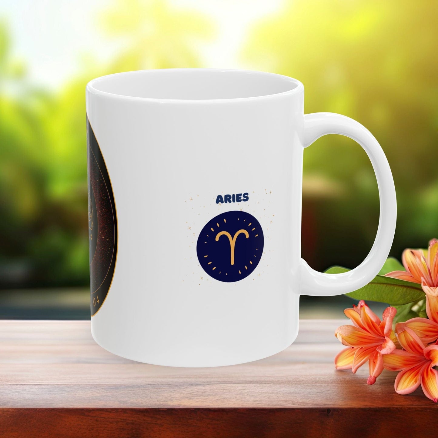 Printify Mug Personalized Aries Zodiac Mug