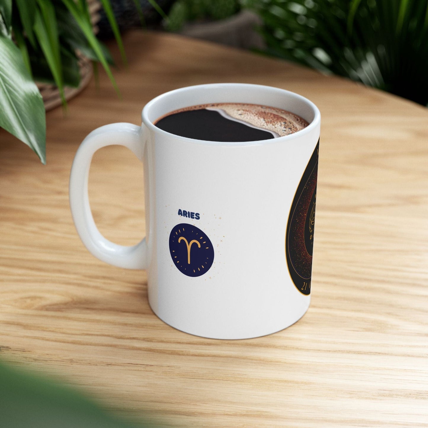 Printify Mug Personalized Aries Zodiac Mug