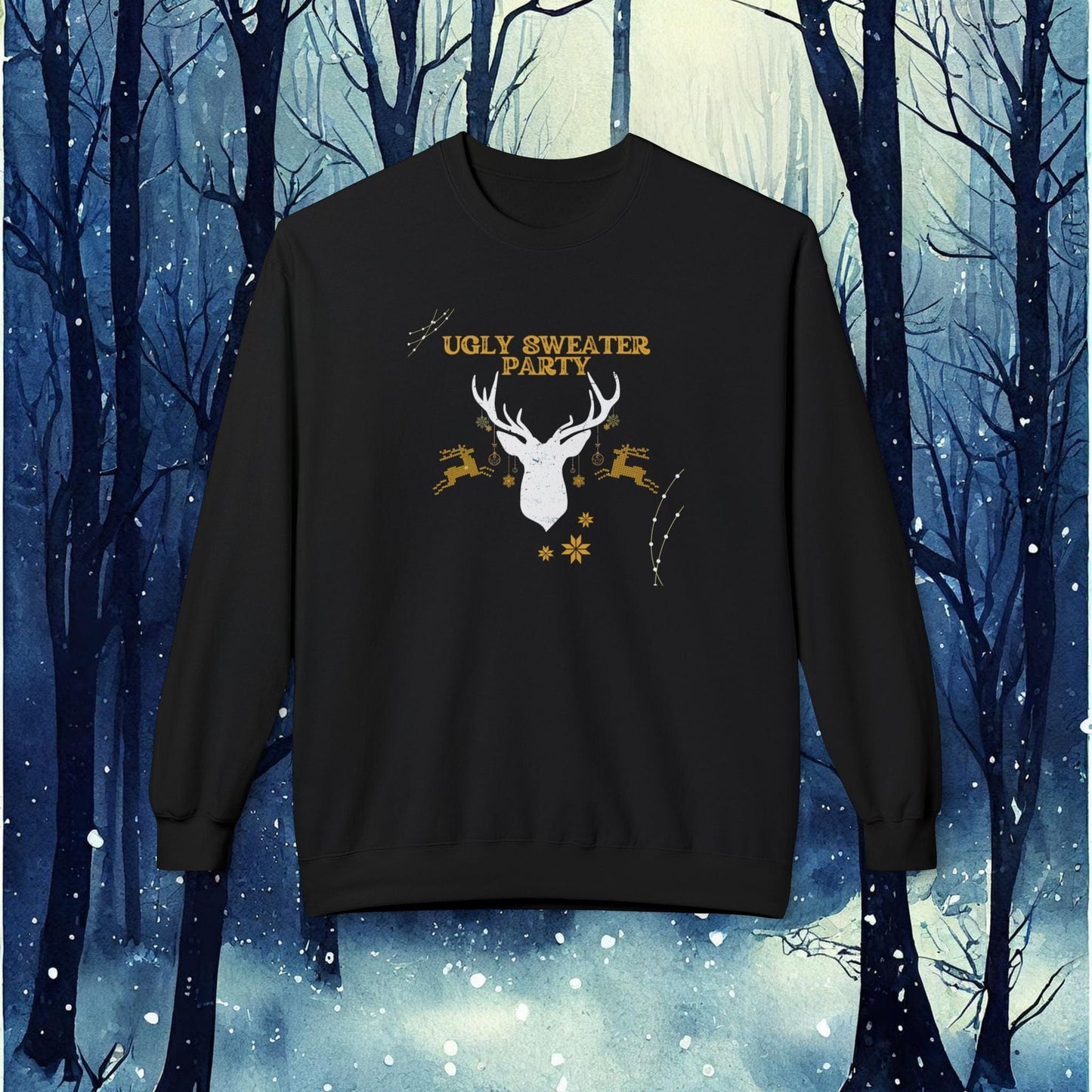 Printify Sweatshirt Black / S Christmas Ugly Sweatshirt | Christmas Gift -Cozy Xmas Jumper