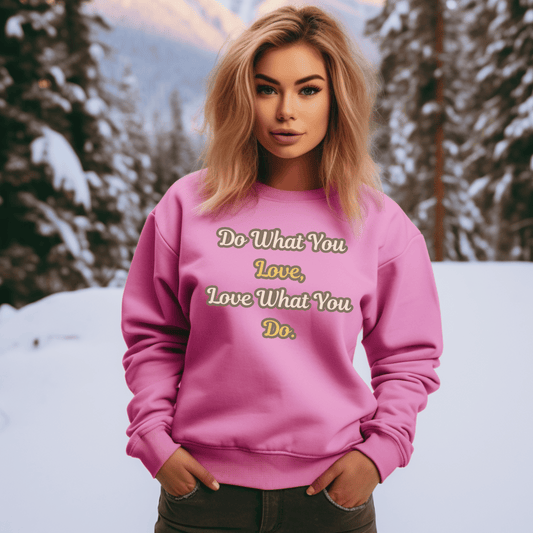 Printify Sweatshirt Motivational Crewneck Sweatshirt - Success is a journey, not a destination