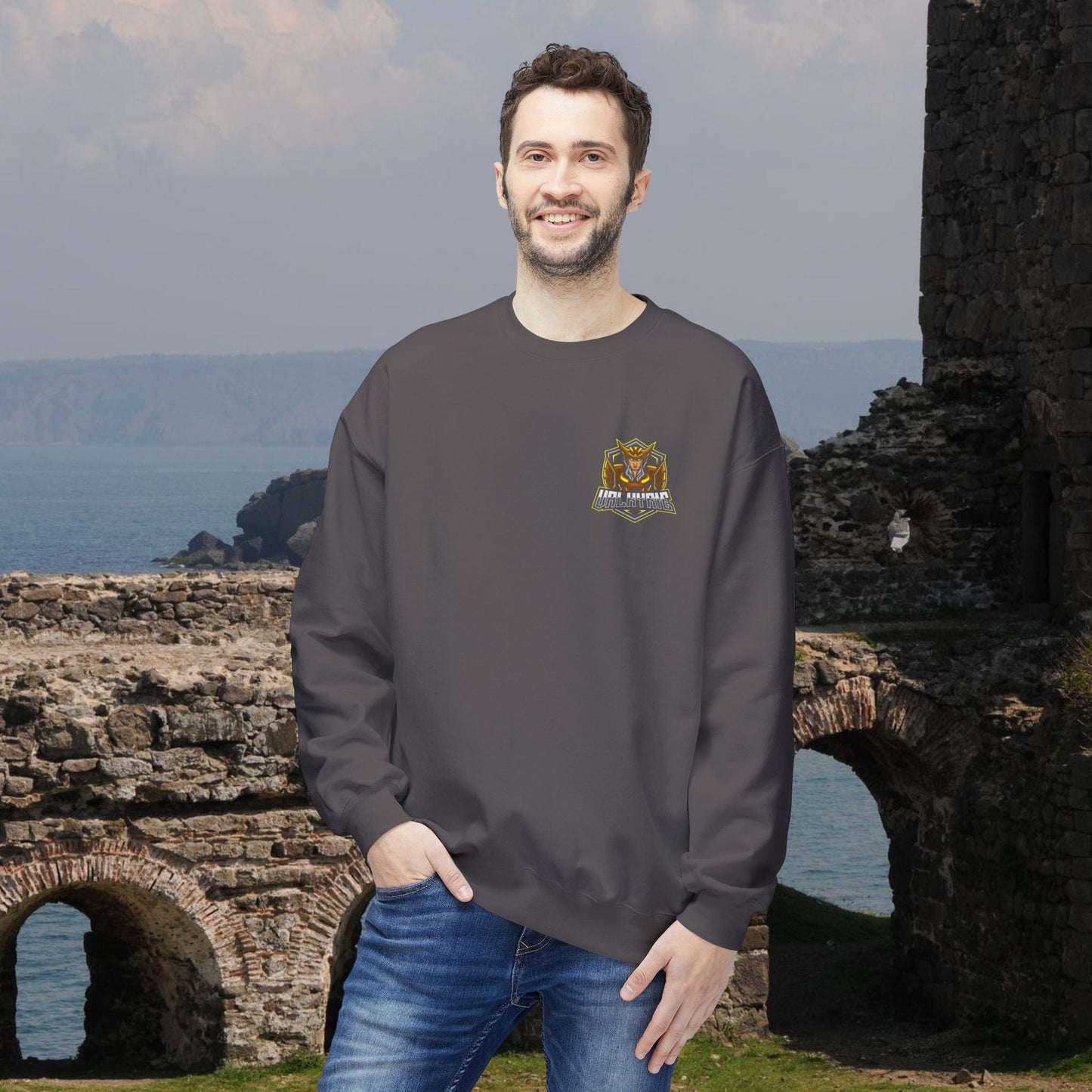 Printify Sweatshirt Viking Sweatshirt | Norse Mythology Jumper | Holiday Discount of 40%