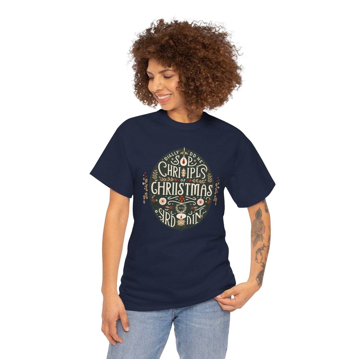 Printify T-Shirt Christmas T-shirt for Mom & Grandma | Holiday Gift Tee for Family