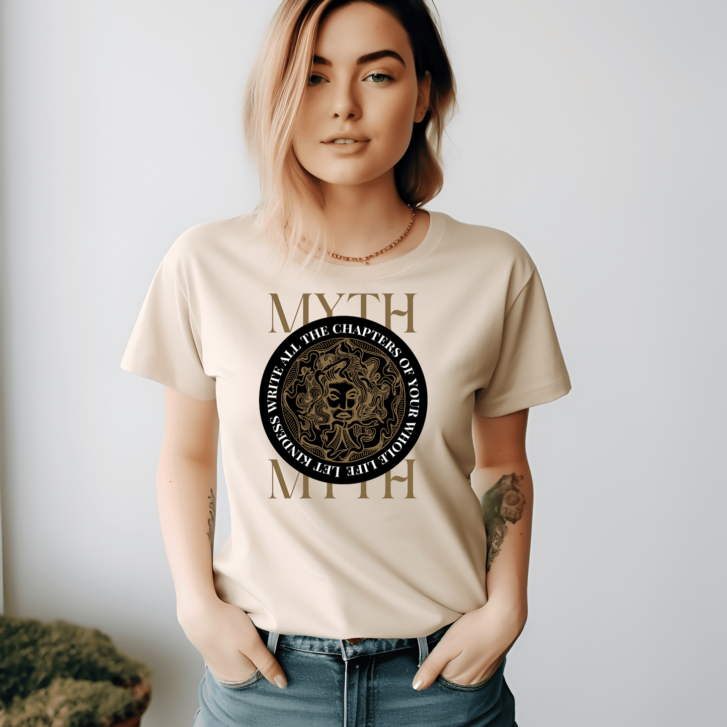 Printify T-Shirt MYTH Unisex Tee - Mythical Gift Idea for Fantasy Lovers| Mythology Gift for Him or Her