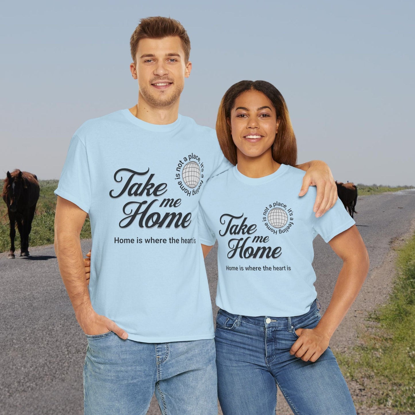 Printify T-Shirt Take Me Home Tee | Cozy Unisex Shirt | Casual Comfortable Tee