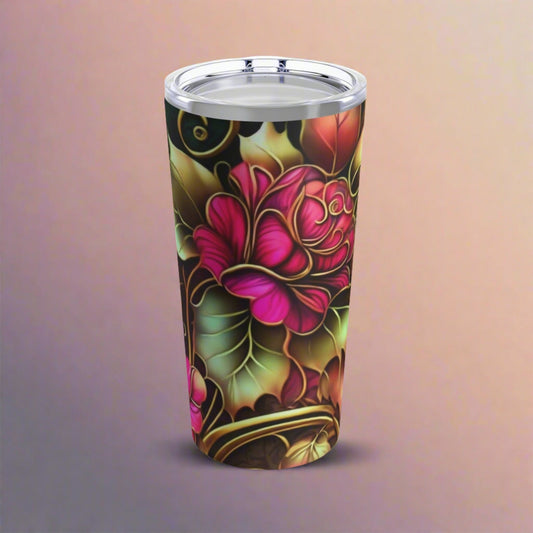 Printify Tumbler Boho Floral Tumbler, Perfect Gift for Nature Lovers