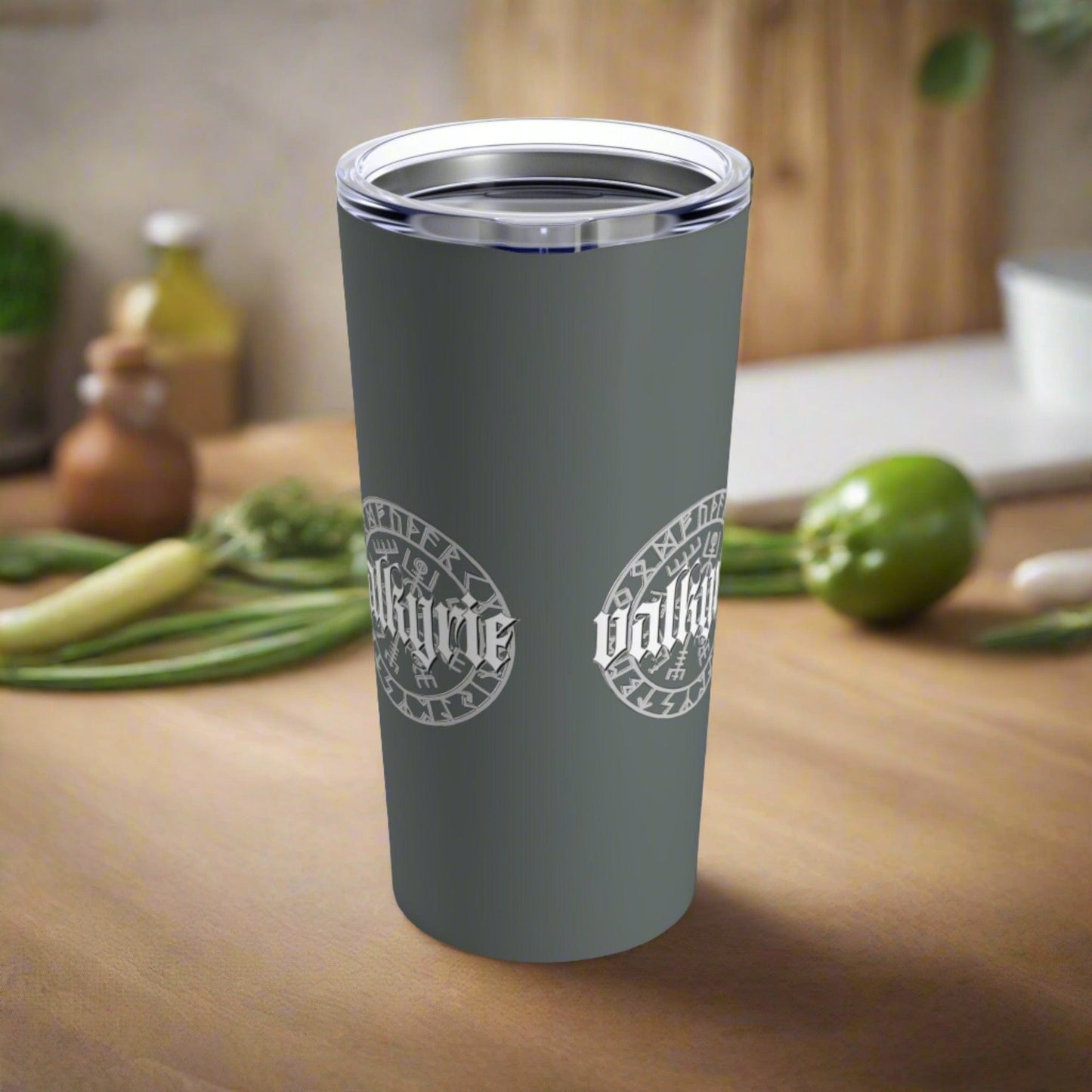 Printify Tumbler Valkyrie Tumbler A Mythical Gift for Viking Lovers!