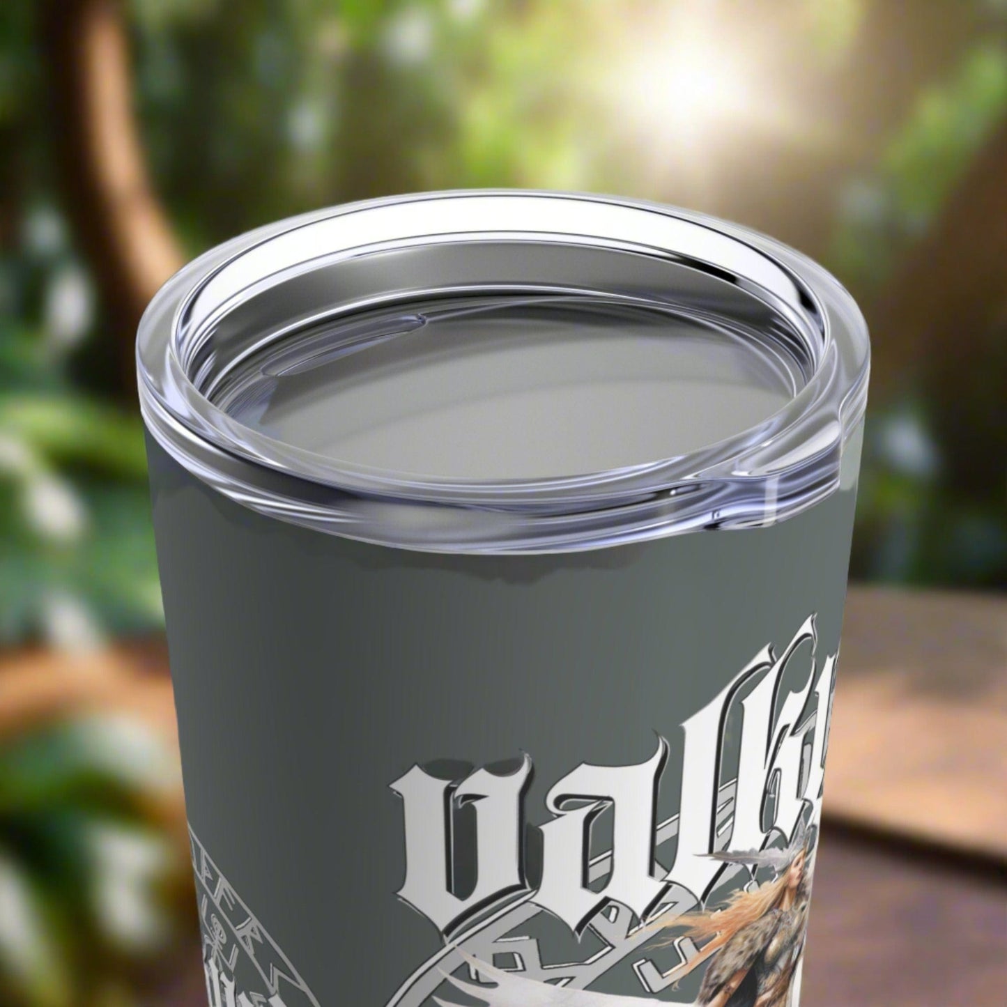 Printify Tumbler Valkyrie Tumbler A Mythical Gift for Viking Lovers!