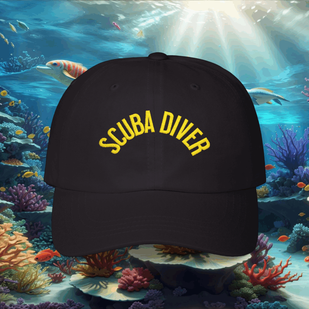 Embroidered Scuba Diver Hat Personalization Embroidered Scuba Diver Hat